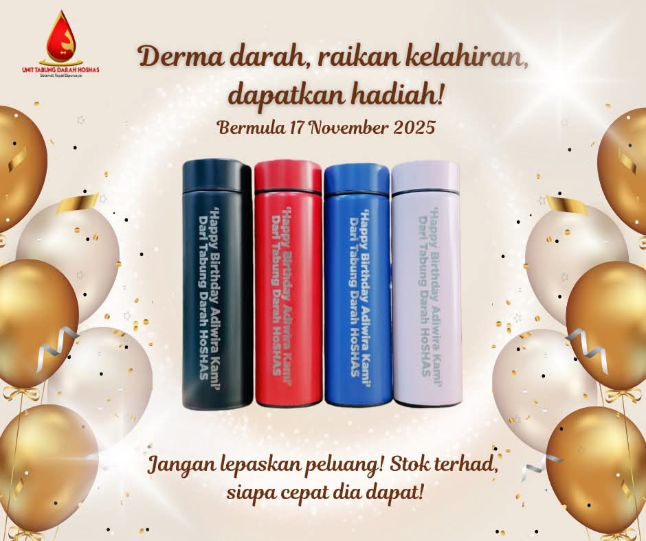 derma darah raikan kelahiran