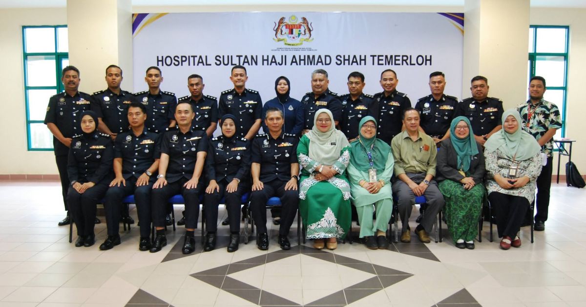 Sesi Libat Urus Bersama Bahagian Pengurusan Hospital Sultan Haji Ahmad Shah (HoSHAS) Bersama Polis Diraja Malaysia (PDRM) Daerah Temerloh