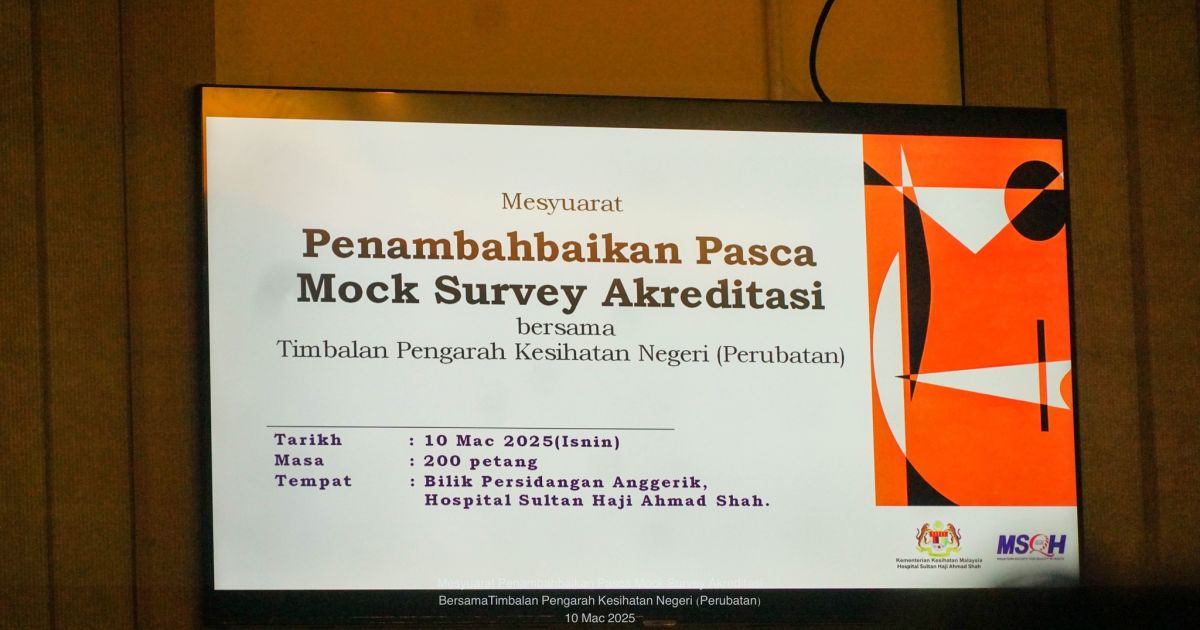 Mesyuarat Penambahbaikan Pasca MOCK Survey Akreditasi